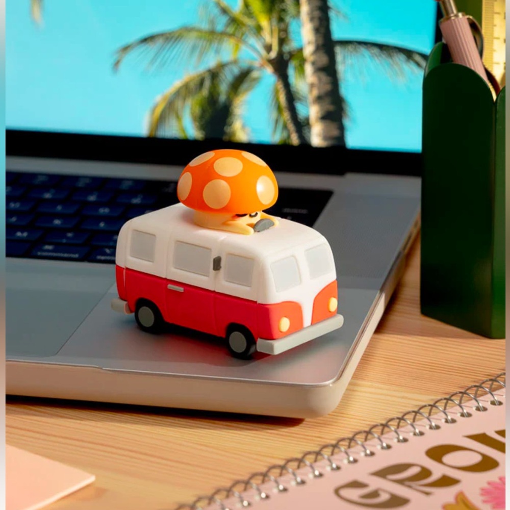 SMOKO Camper Kai Mushroom Vinyl Toy, NIB